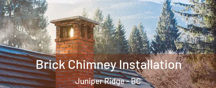 Brick Chimney Installation Juniper Ridge - BC