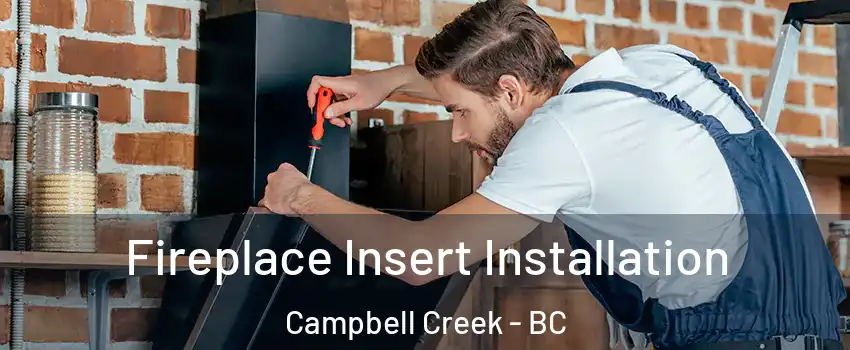 Fireplace Insert Installation Campbell Creek - BC